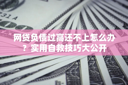济南网贷负债过高还不上怎么办?实用自救技巧大公开 济南网贷负债过高还不上怎么办?实用自救技巧大公开
